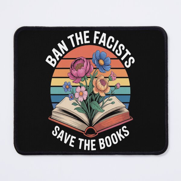 Item preview, Ban The Fascists Save The Books Funny Book Lover Worm Nerd designed and sold by Lucaseinar.