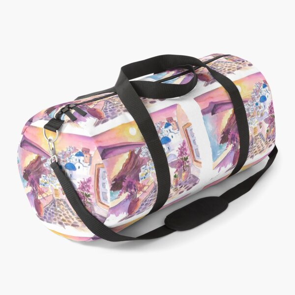 Item preview, Santorini Oia Gorgeous Sunset View with Sea and Town designed and sold by artshop77.