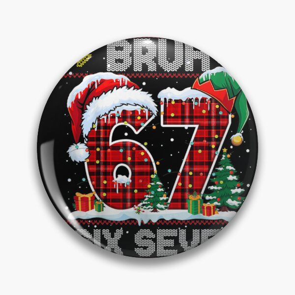 Item preview, Ugly Christmas Sweater Plaid Six Seven Birthday Party Bruh designed and sold by DogoMalulu.