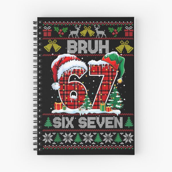 Item preview, Ugly Christmas Sweater Plaid Six Seven Birthday Party Bruh designed and sold by DogoMalulu.