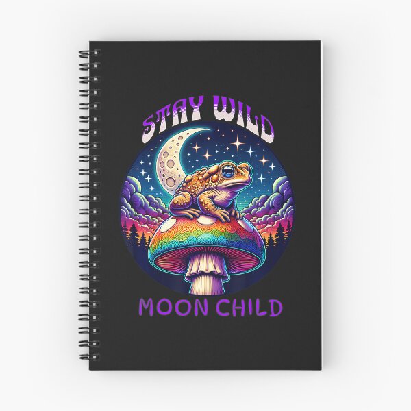 Item preview, Stay Wild Moon Child Magic Mushroom Toad Frog Hippie Boho designed and sold by ArleneJene.