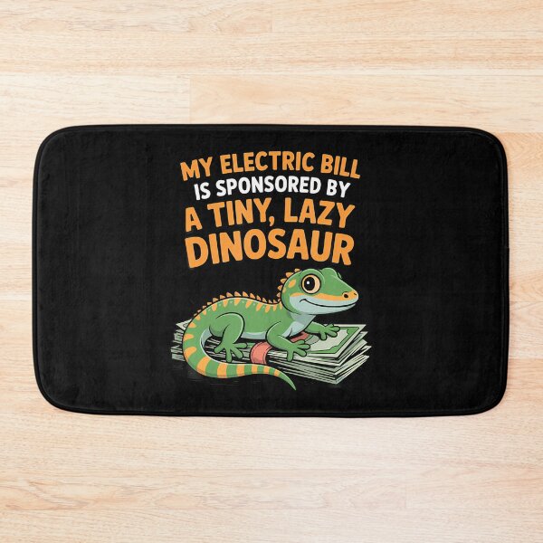 Item preview, Electric Bill Tiny Lazy Dinosaur Lizard Owner designed and sold by LauraLydiaa.
