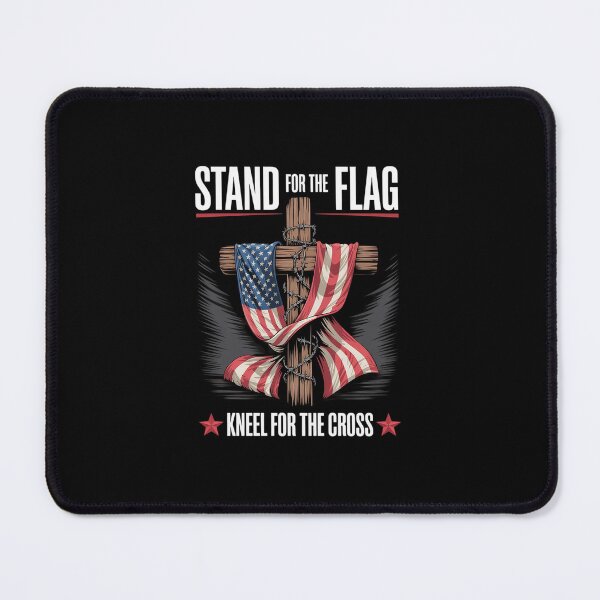Item preview, Stand For The Flag Kneel For The Cross USA Flag for Women Men designed and sold by HollyBellArtSte.