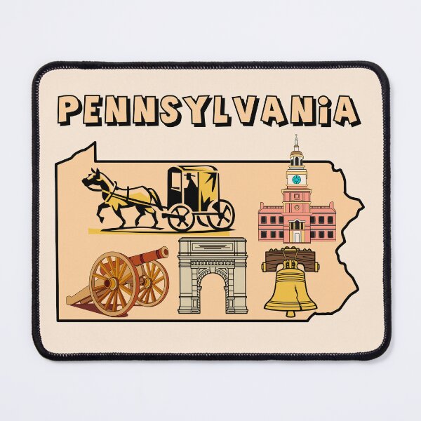 Item preview, Pennsylvania Pride, Vintage Keystone State Travel Souvenir T-Shirt designed and sold by mashmosh.