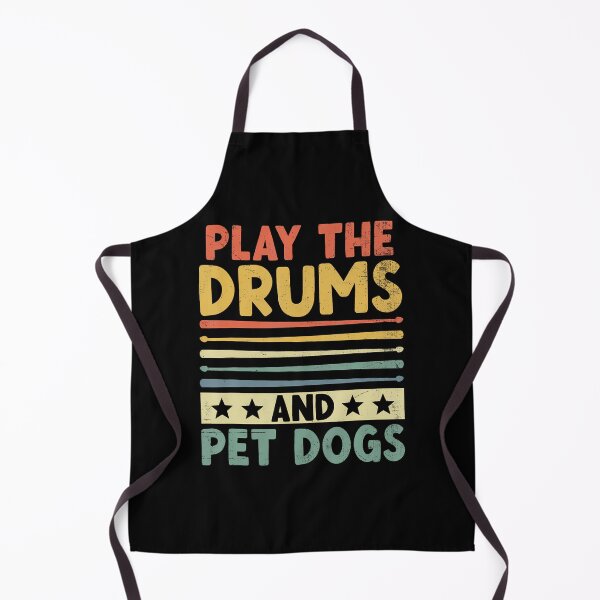 Item preview, Play The Drums And Pet Dogs Drumming Drum Drummer Dog Lover designed and sold by LeanneCarolina.