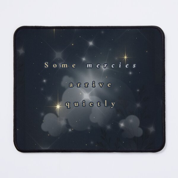 Item preview, Some Mercies Arrive Quietly – Soft Islamic Minimal Mercy Quote Art designed and sold by BlessedStudio31.