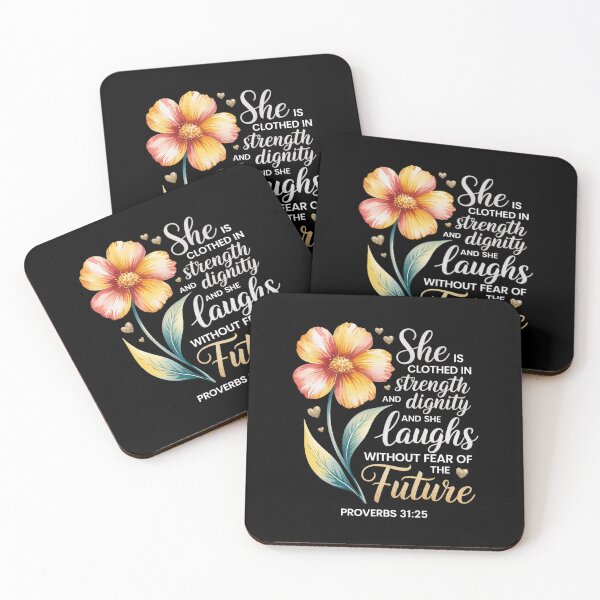 Item preview, She Is Clothed In Strength And Dignity Christian Bible Verse  designed and sold by ReadySide.