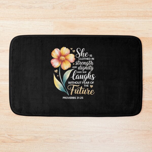 Item preview, She Is Clothed In Strength And Dignity Christian Bible Verse  designed and sold by ReadySide.