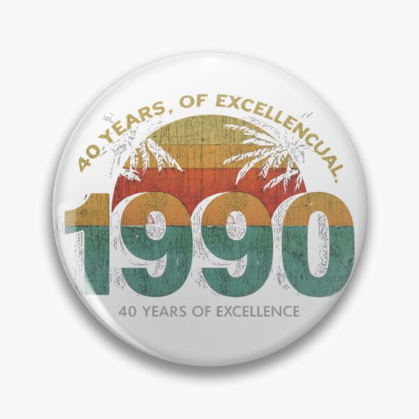 Item preview, Vintage retro sunset with palm trees and textured 90s style. Perfect for anyone born in May 1990. Great design for shirts, stickers and aesthetic gifts. Tap to shop on Redbubble!    designed and sold by No Heaven.