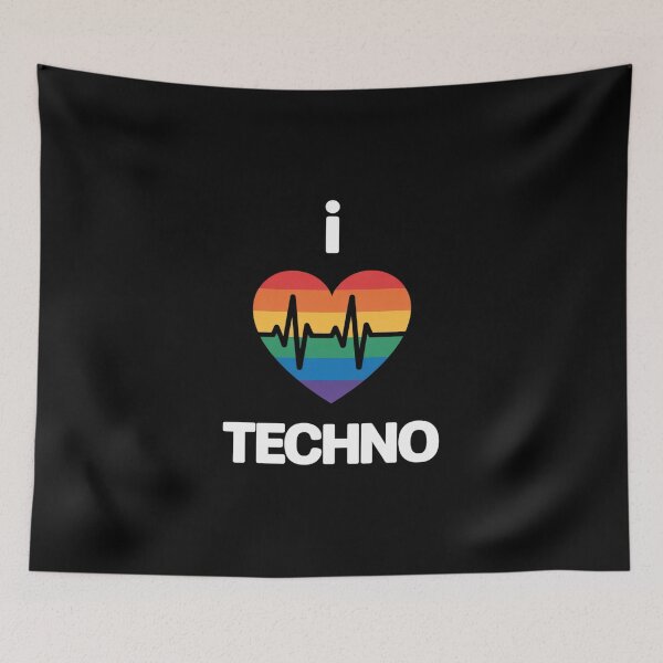Artikelvorschau, Ich liebe Techno entworfen und verkauft von imsamaharem.
