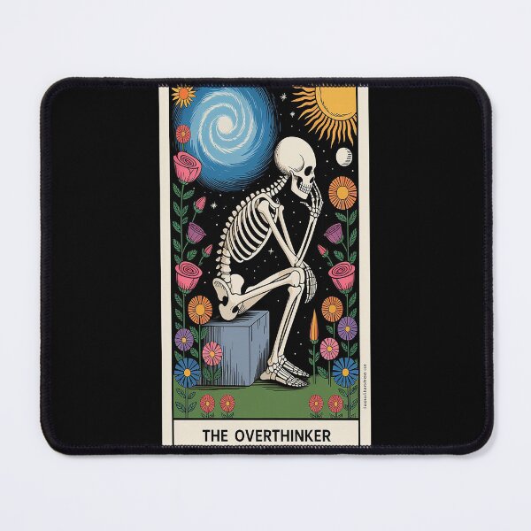 Item preview, Over Thinker Cool Tarot Card Skeleton designed and sold by kakashinn.