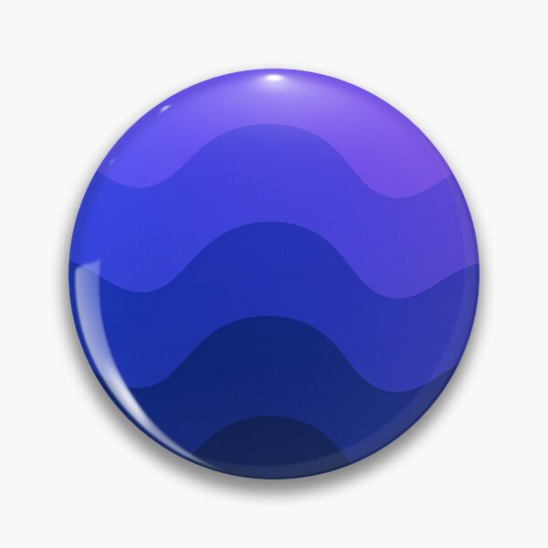 Item preview, Blue to Purple Gradient Wave | Aesthetic Abstract Layered Landscape designed and sold by CreativeXHub.