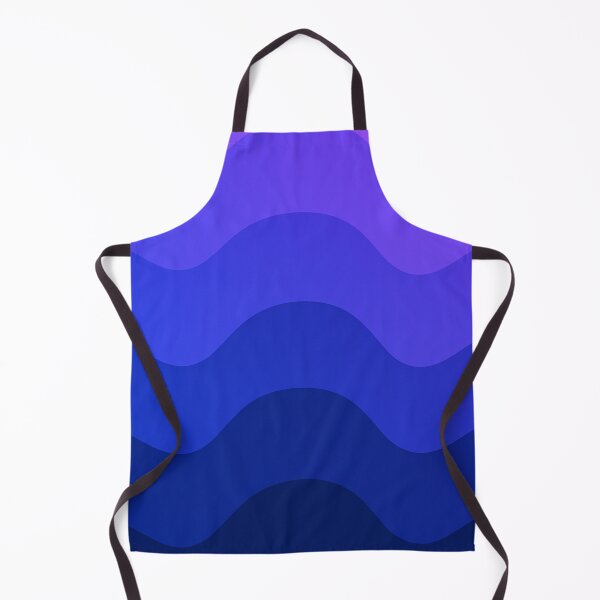 Item preview, Blue to Purple Gradient Wave | Aesthetic Abstract Layered Landscape designed and sold by CreativeXHub.