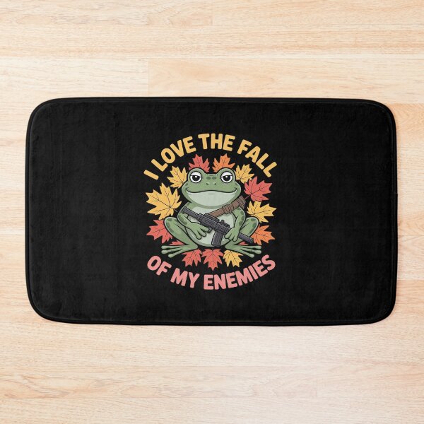 Item preview, I Love The Fall Of My Enemies Fall Autumn Frog designed and sold by imsamaharem.