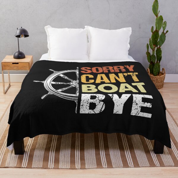 Item preview, Sorry Can't Boating Bye Funny Retro Boating Lovers designed and sold by ArleneJene.