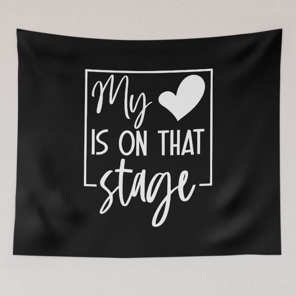 Item preview, Retro Funny My Heart Is On That Stage Dance Ballet Mom Mama designed and sold by CaraRuth.
