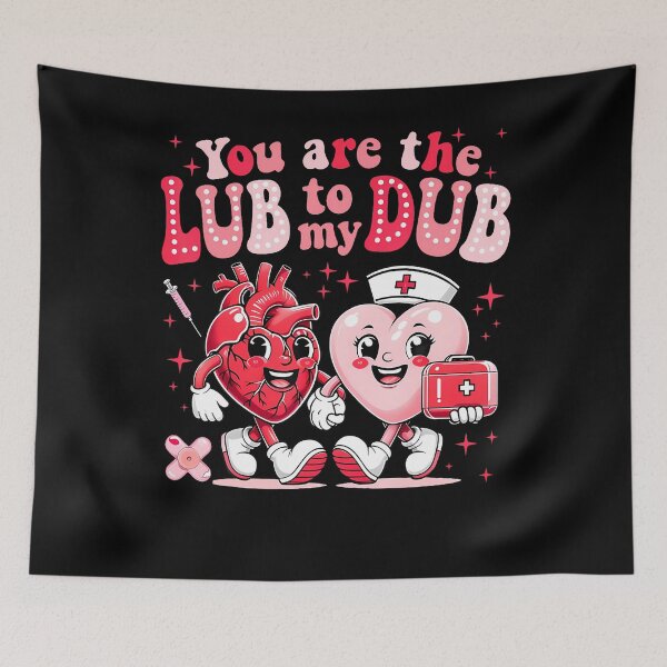 Artikelvorschau, Du bist das Schmiermittel für meine Dub Cvicu Krankenschwester Valentine Herzkrankenschwester entworfen und verkauft von RubySandy.
