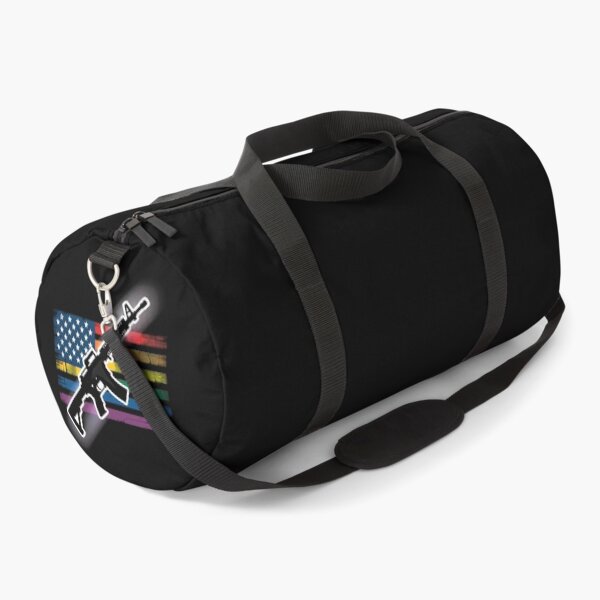 Item preview, Rainbow Pro Gun American Flag LGBT Gay Pride AR15 Owner Tank Top designed and sold by visionnen.
