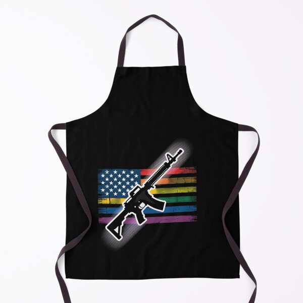 Item preview, Rainbow Pro Gun American Flag LGBT Gay Pride AR15 Owner Tank Top designed and sold by visionnen.