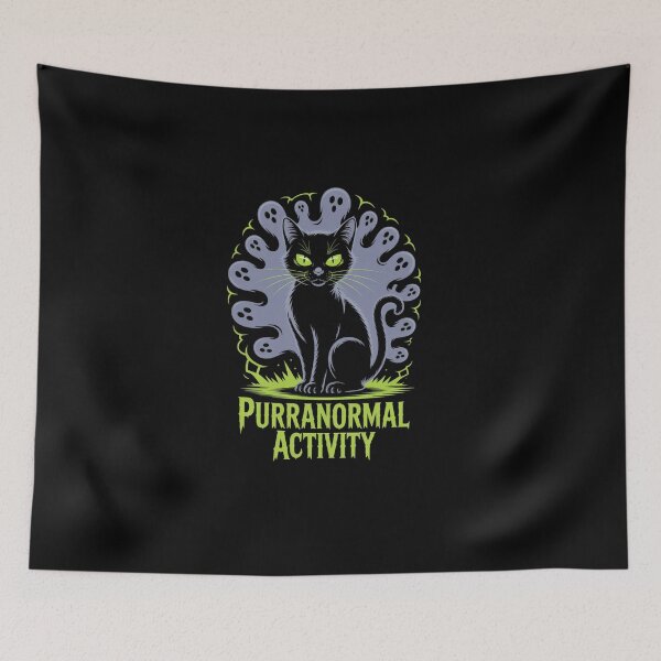 Item preview, Purranormal Activity Cat Halloween designed and sold by namibambam.
