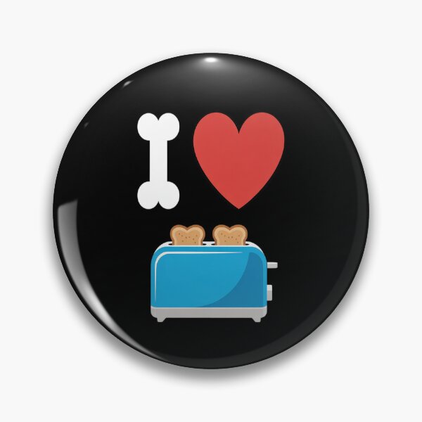 Item preview, I Love Toasters Kitchen Appliance Bagel Browned Bread Slice designed and sold by imsamaharem.