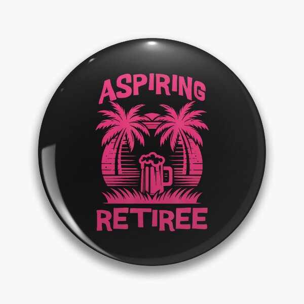 Item preview, Aspiring Retiree Almost Retired Fun Beer Sunset designed and sold by ArleneJene.