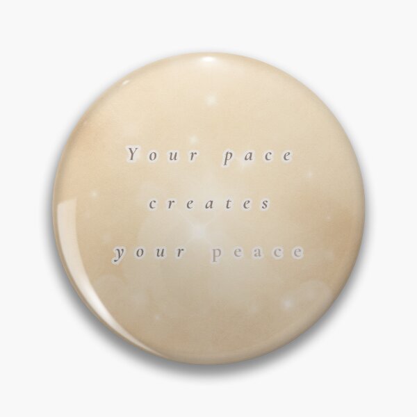 Item preview, Your Pace Creates Your Peace – Cozy Minimal Slow-Living Quote Art designed and sold by BlessedStudio31.