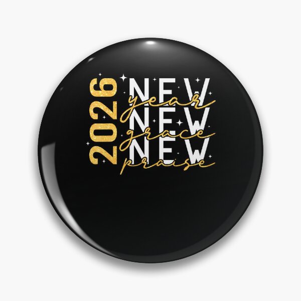 Aperçu de l'œuvre 2026 Nouvel An Nouvelle Grâce Nouvelles Louanges Fête du Nouvel An créée et vendue par RubySandy.
