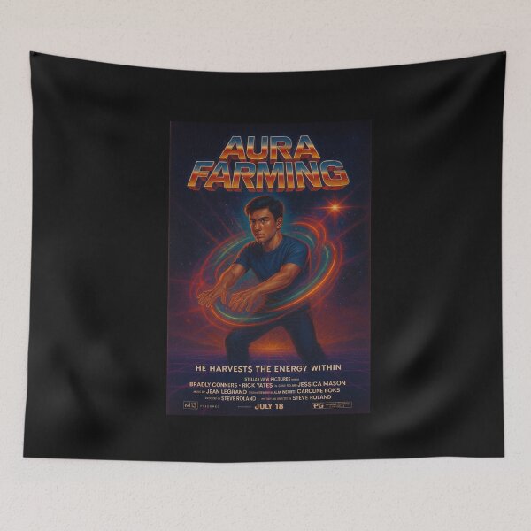 Item preview, Aura Farming – Funny Internet Slang Meme Shirt, Sticker & Mug designed and sold by RollFuzzy.