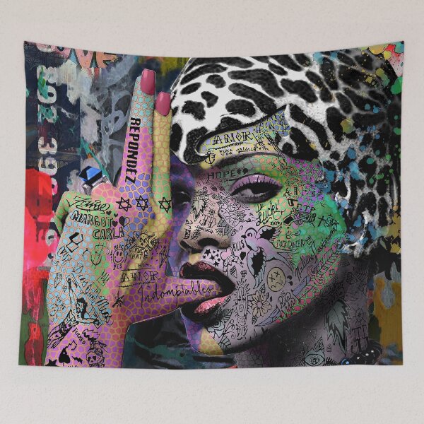 Artikelvorschau, Pop-Art-Poster, Wanddekoration, Rihanna entworfen und verkauft von Realart-Rey.