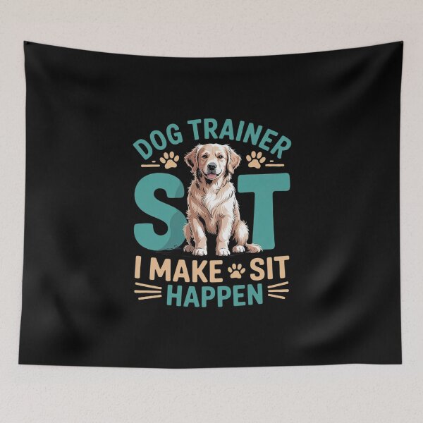 Item preview, I Make Sit Happen Retriever Paw Dog Trainer designed and sold by imsamaharem.