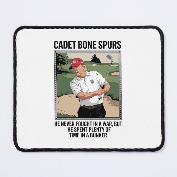 Item preview, Funny Trump golf bunker Cadet Bone Spurt anti Trump for protest march funny anti Trump  designed and sold by GamtosMintys.