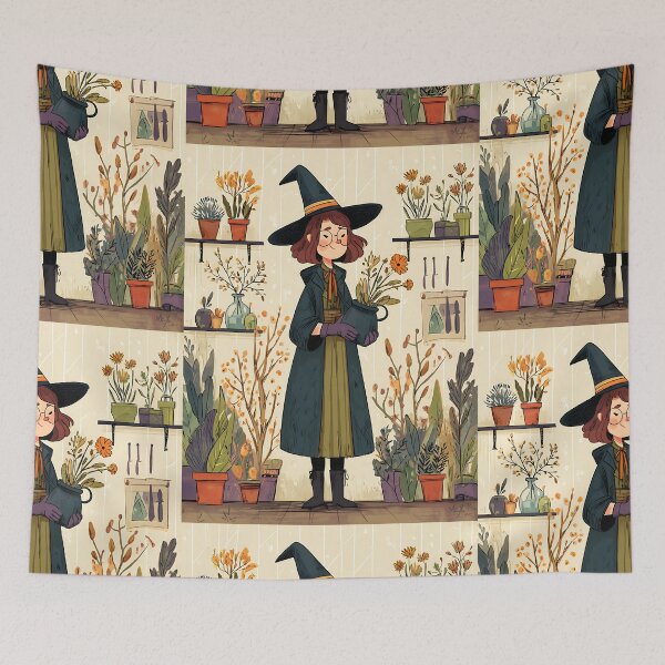 Item preview, Green Botanical Witchcraft Magic designed and sold by bapupa.