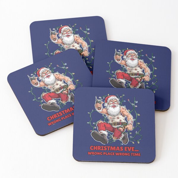Item preview, Santa's Last Stand: A Christmas Action Hero designed and sold by phiawdesign9.