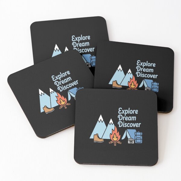 Item preview, Explore Dream Discover Hiking Camping Adventure designed and sold by Lucaseinar.