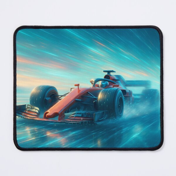 Item preview, Red Racing Machine - Futuristic Speed Burst Art designed and sold by DanielBDesigns.