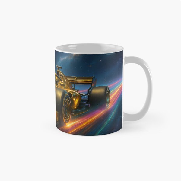 Item preview, Golden Racing Machine - Futuristic Speed Burst Art designed and sold by DanielBDesigns.