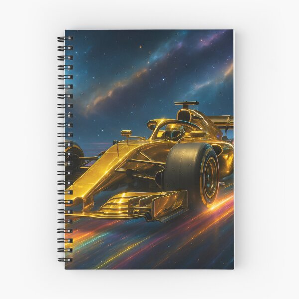 Item preview, Golden Racing Machine - Futuristic Speed Burst Art designed and sold by DanielBDesigns.