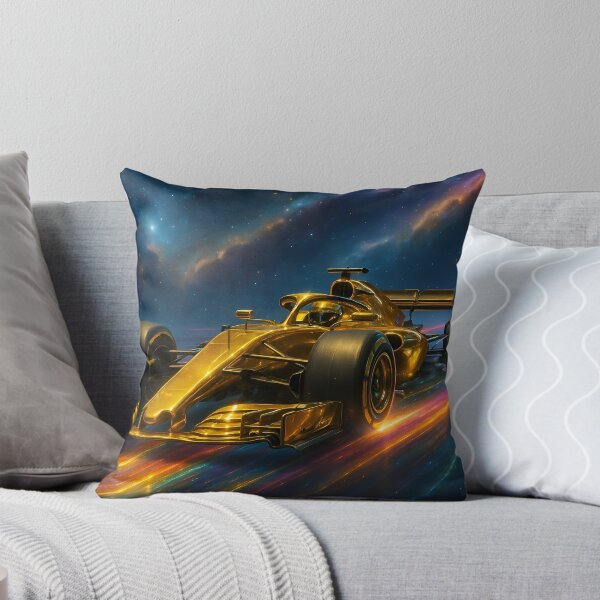 Item preview, Golden Racing Machine - Futuristic Speed Burst Art designed and sold by DanielBDesigns.