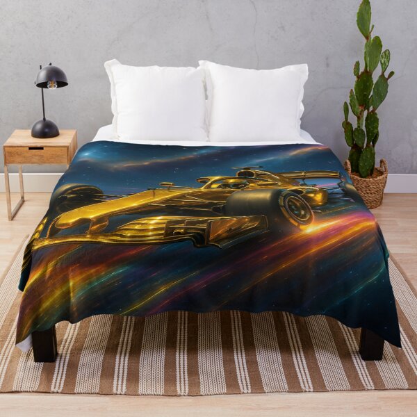 Item preview, Golden Racing Machine - Futuristic Speed Burst Art designed and sold by DanielBDesigns.