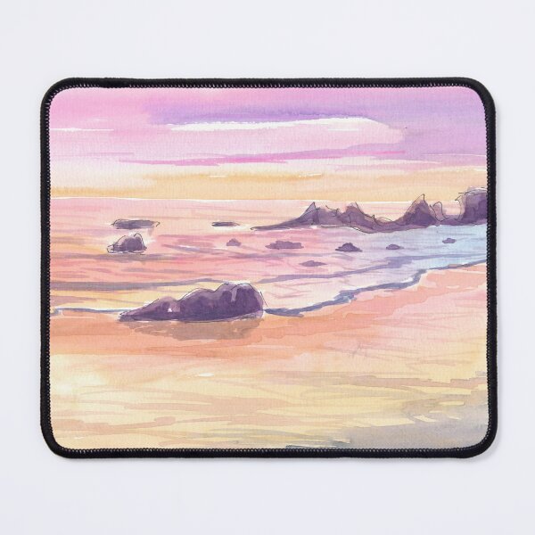 Item preview, El Matador State Beach Malibu at Californian Dusk designed and sold by artshop77.