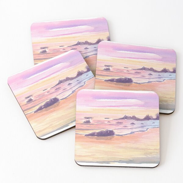 Item preview, El Matador State Beach Malibu at Californian Dusk designed and sold by artshop77.
