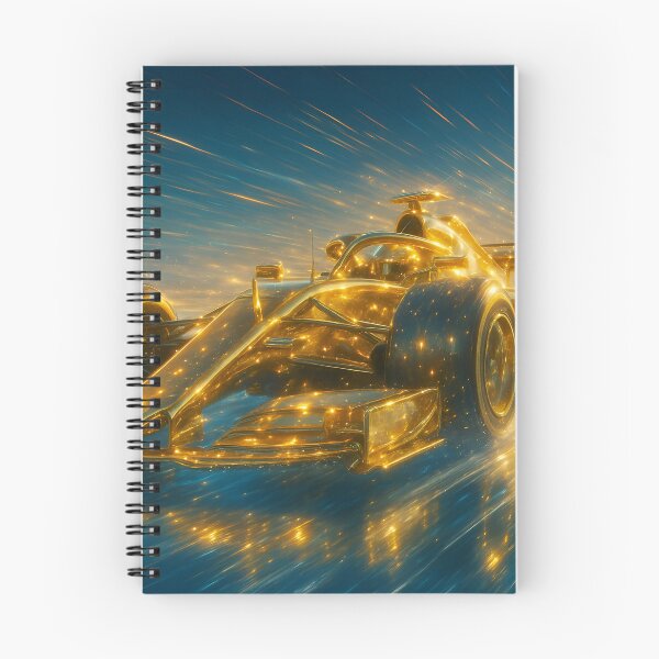 Item preview, Gold Racing Machine - Futuristic Speed Burst Art designed and sold by DanielBDesigns.