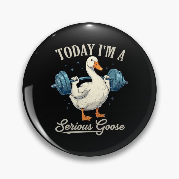 Artikelvorschau, Heute bin ich eine ernste Gans – lustiges Gewichtheben im Fitnessstudio entworfen und verkauft von RubySandy.