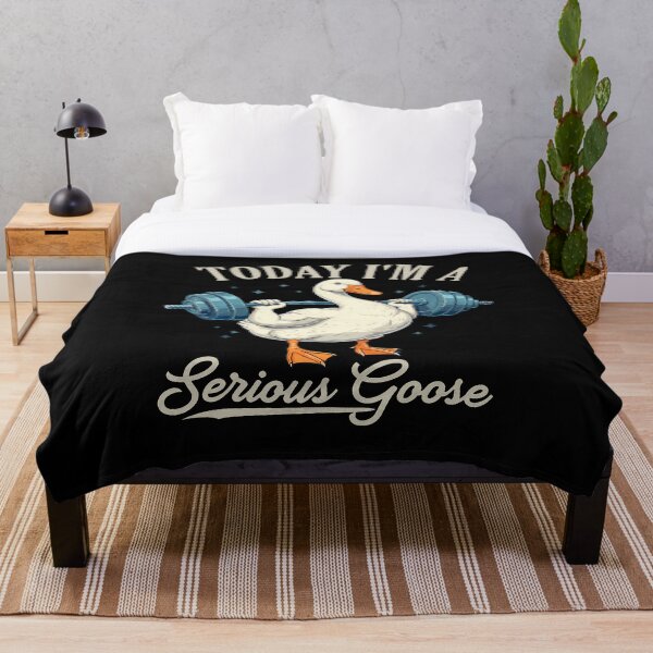 Item preview, Hoy soy un ganso serio divertido levantamiento de pesas gimnasio fitness designed and sold by RubySandy.