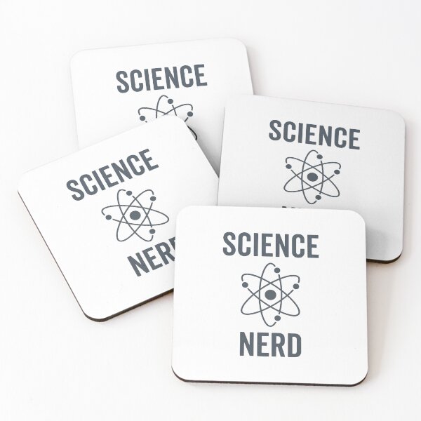 Item preview, Science Nerd - design featuring 2 words and a graphic of a stylized atom designed and sold by GagShots.