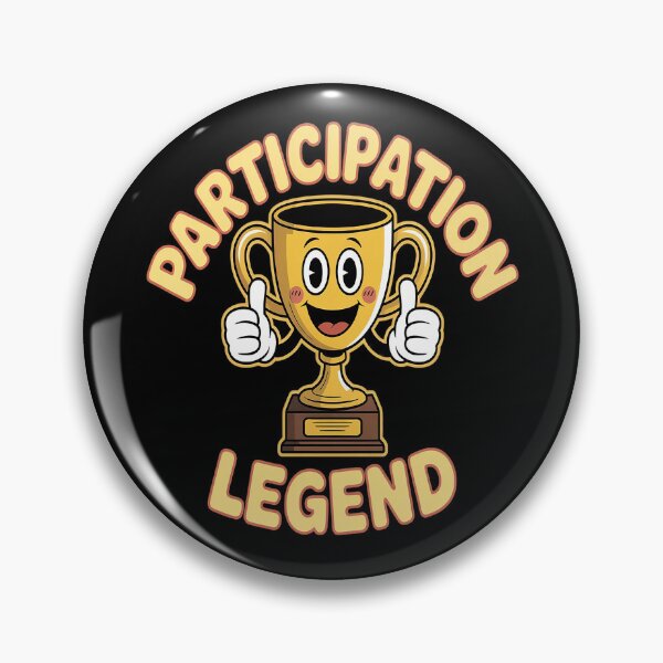 Item preview, Participation Legend Cartoon Trophy Gen Z & Millenial Humor designed and sold by kakashinn.