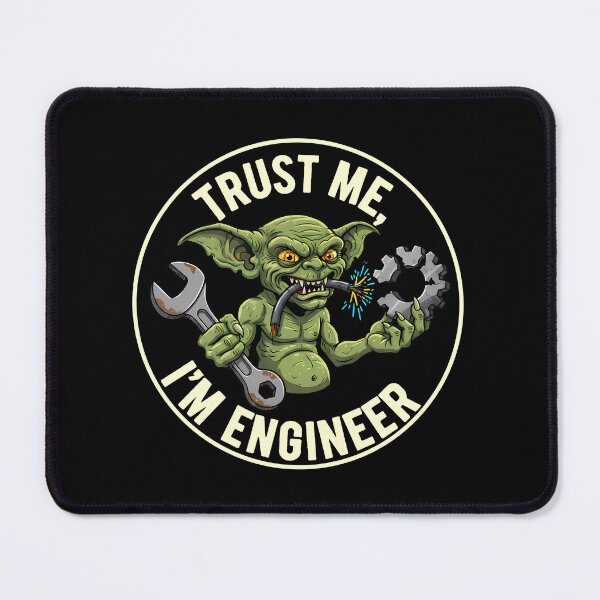 Item preview, Trust Me, I'm Engineer designed and sold by Funny Vintage Stickers And T-Shirts.