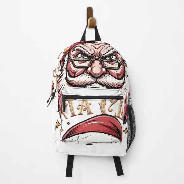 Item preview, Angry Santa Claus Gold Typography Vintage Christmas Mascot designed and sold by SoulenCify.