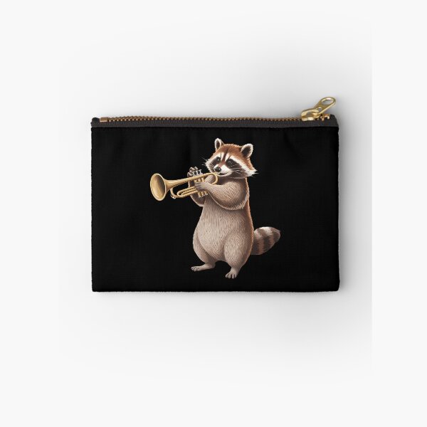 Item preview, Raccoon Playing Trumpet Funny Trumpet Band Raccoon Trumpeter designed and sold by DanaKathe.